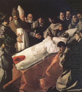 Francisco de Zurbaran The Lying-in-State of St Bonaventure (mk05) china oil painting image